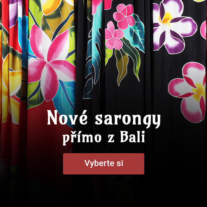 Nové sarongy z Bali